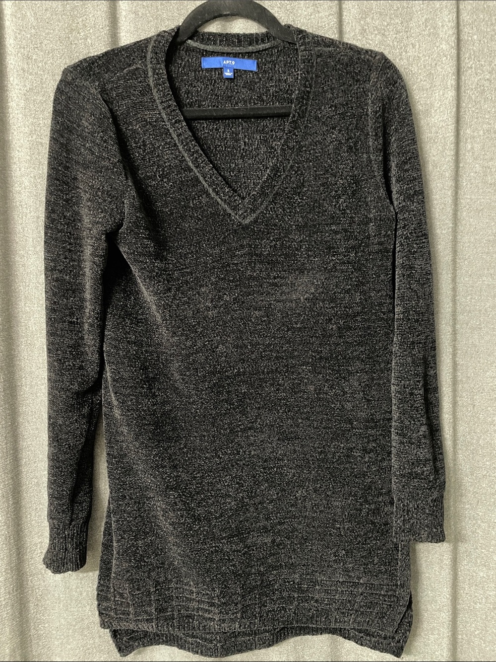 Four Women’s Sweaters-Black, Dark Brown, , Blue And Brown/White Striped - Picture 4 of 9
